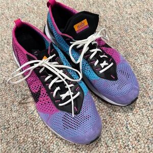 Nike Women's Air Max Flyknit Racer Next Nature Fuchsia Dream FD0822-500 Size 8.5
